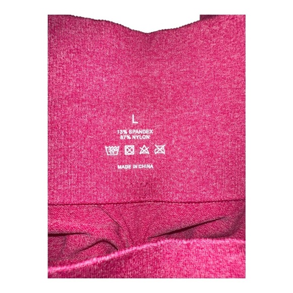 NVGTN Pink Curve Seamless Leggings, Large - Picture 9 of 9